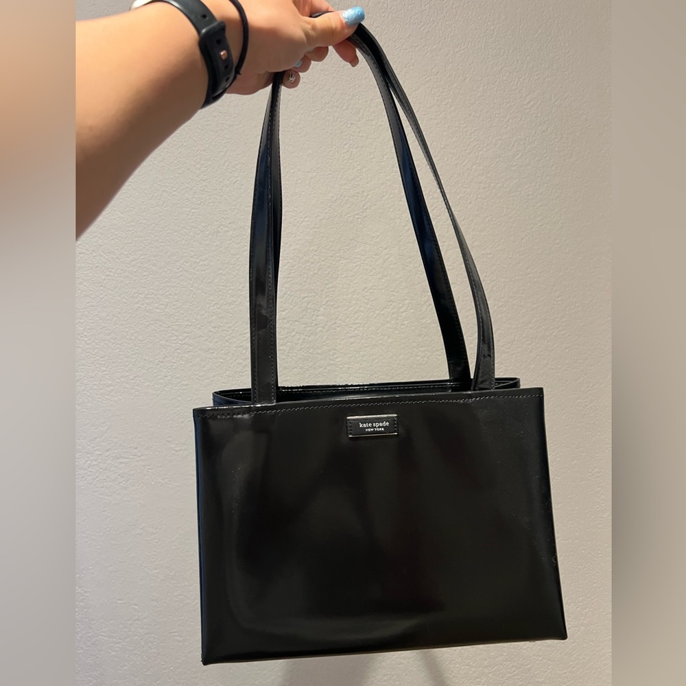 kate spade new york sam icon leather shoulder tote